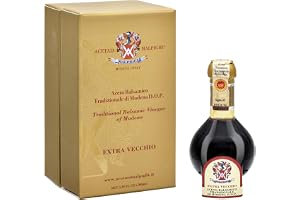Acetaia Malpighi – Traditionell Balsamvinäger från Modena DOP Extravecchio, över 25 år – 100 ml – Endast Kokt Druvmust – Utvalt för Högklassig Restaurang
