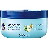 NIVEA SUN Crema Intensiva Doposole Rigenerante 300 ml, Crema doposole corpo con aloe vera bio, acido ialuronico e vitamina E,