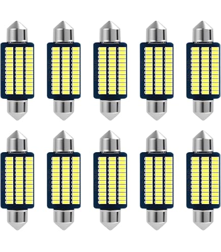 2 Ampoules LED E10 Bleues 12V Haute Luminosité - Pour Feux De Position Voiture - Neuf