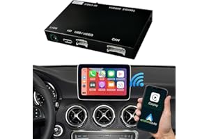Road Top Bezprzewodowy Carplay Android Auto Retrofit Kit Dekoder dla Mercedes Benz GLC C V A Klasa B W205 W246 W447 X156 C117 X253 C253 2015-2018 Rok NTG5.0
