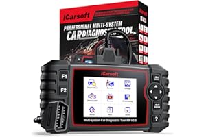 iCarsoft FR V2.0 OBD2 Auto Diagnostica per Marchi Francesi e Italiani, Diagnosi Auto in Italiano Tutti i Sistemi, 9 Funzioni di Ripristino, Olio/EPB/BMS/ETC/SAS/INJ/TPMS/DP-F/ABS, Aggiornamento a Vita