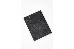 N&D Store Shungite Tile 90x120х10 mm Healing Crystal, Home Protection, Shungite Plate Unpolished, Shungite Coaster