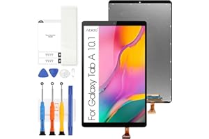 ARBILATO Pantalla para Tab Samsung Galaxy A 10.1 2019 T510 LCD, para Samsung SM-T510 LCD Pantalla Táctil Digitalizador Vidrio Conjunto Kits de Reparación SM-T515 (negro)