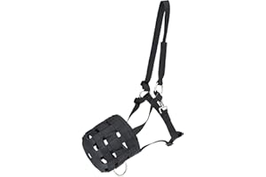COVALLIERO Kerbl Cheval Muselière en Nylon pour Pur Sang Noir