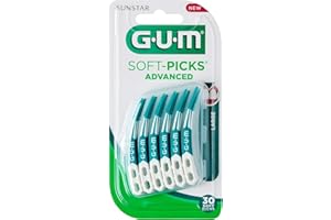 GUM SOFT-PICKS Advanced Large, 30 pzas Cepillos interdentales