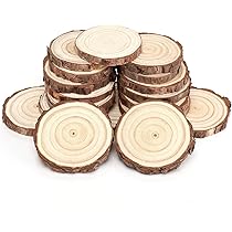 10 Dischetti Di Legno Naturali Con Corteccia - Diametro 13-14 Cm Per Decorazioni Fai Da Te - Foto 9
