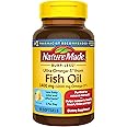 Nature Made Fish Oil Burp-Less Ultra Omega 3 1400 mg One Per Day, 45 Softgels, Fish Oil Omega 3 Supplement For Heart, Brain, and Eye Health