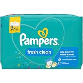 Pampers Fresh & Clean Islak Bebek Mendili (3 paket = 156 Islak Mendil)