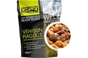 ADVENTURE MENU...REAL FOOD TO GO Adventure Menu Stag Ragout with Dumplings 400 g