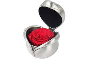 SDFGHG Handmade Preserved Flower Rose,Eternal Rose Gifts for Love Ones, Valentine's Day, Anniversary, Girls Birthday (Red Rose)