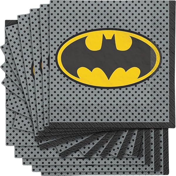 Batman Paper Plates