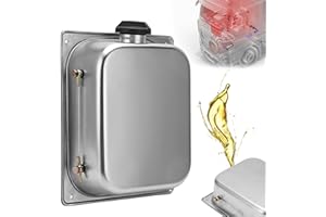 AISNY Petrol Tank 7L, Fuel Tank Stainless Steel Diesel Tank Rust-Proof Universal Petrol Tank Diesel Heating Diesel Tank Large Capacity for Webasto Eberspacher Truck car Parking Heater