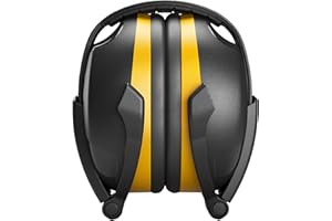 HELLBERG SAFETY Protección auditiva plegable Secure 2, 41502-001, protección auditiva profesional para ruido medio a alto (nivel 2), amarillo, Talla única