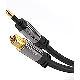 KabelDirekt – 1 m – Câble Mini-TOSLINK (câble Audio Optique, fiches TOSLINK et Mini-TOSLINK, Fibre Optique/FO, Transmission d