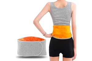 MIKIULY Nierenwärmer, Rückenwärmer, Lendenwärmer, Wärmegürtel, Bauchwärmer, Elastisch Taille Unterstützung Taille Wärmer Leibwärmer Taillen Beschützer Gürtel Band Lendenwärmer für Damen Herren Kinder,Grau,L