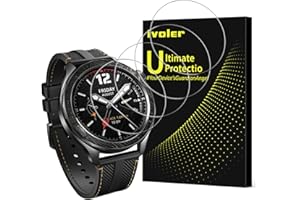 ivoler 4 Stücke Schutzglas Schutzfolie für Xiaomi Watch S4 / Amazfit T-Rex 3, 9H Härte Schutz Glas, HD Klar Displayschutzfolie, Anti-Kratz Folie, Anti-Bläschen