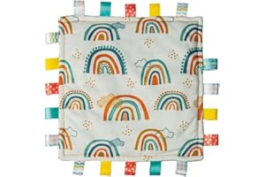 MARY MEYER Taggies Original Blanket, 30 x 30-Centimetres, Rainbow