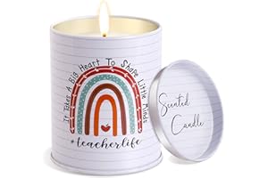 YONTINY Teacher Gifts Teacher Candle for Women Teacher Appreciation Gift Best Teacher Gifts from Student Funny Teacher Christmas Birthday Thanksgiving Gifts Thank You Teacher of The Year Gifts