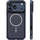 URUCHI GM Air iPhone 18 Pro / 17 Pro ile Uyumlu Mat Manyetik Kılıf, Kapalı Mat Arka + Yumuşak Silikon Kenar, Airbag K&ouml;şe Koru