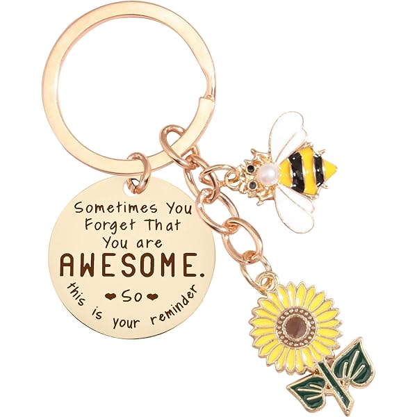 Sonnenblumen-Kosmetiktasche Für Frauen – Mit Inspirierendem Spruch & Abnehmbarem Armband – Ideal Als Geschenk Oder Reise-Organizer
