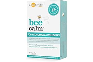 Unbeelievable Health Bee Calm Relaxation and Wellbeing Support - Created by Nutritional Experts – Help Increase Resistance to Stress – Plant Based & Gluten Free (Single Pack)
