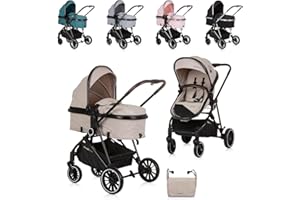 Chipolino Aura 2 en 1 - Bolso cambiador reversible (22 kg, color beige)