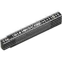 Metrica 19060 Glasfaser-Massstab 1 m, schwarz