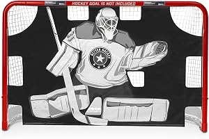 Better Hockey Extreme Pro Goalie Shooter Tutor – Hockeynät med 10 precisionshål – väderbeständig nylon – lämplig för reglerin