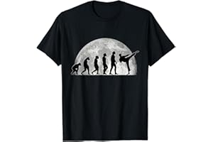 Karaté Évolution Lune Arts martiaux Jiu Jitsu Ceinture noire T-Shirt