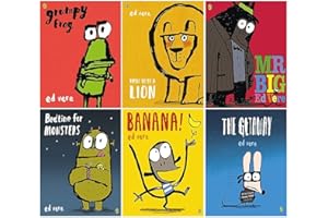 Ed Vere 6 Books Collection Set (Grumpy Frog, How To Be A Lion, Mr Big, Bedtime For Monsters, Banana, The Getaway)
