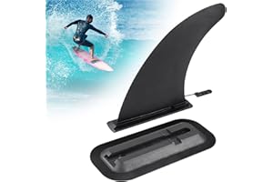 Zocipro Pinna SUP, Pinna Tavola da Surf Universale Rimovibile, Centro Pinna in Nylon Sicure e Rinforzate, Accessori di Ricambio per Tavola Surf, Tavola Lunga Pinna Centrale