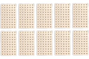 LES-THERESA 600Pcs Ear Seeds, Ear Press Seeds Disposable Acupressure Ear Seeds, Vaccaria Ear Seeds Multi-Condition Ear Beads Acupuncture