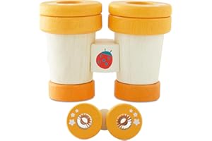 Le Toy Van - Petilou Jumelles éducatives en Bois Multi-sensorielles colorées pour Les Tout-Petits et Les bébés | Convient aux Enfants de 18 Mois et Plus
