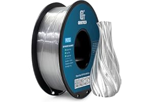 GEEETECH 3D Filament PETG 1,75 mm 1 kg para impresora 3D, precisión dimensional +/- 0,02 mm (transparent)