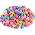 TANNESS 200 PCS Backflow Incense Cones for Waterfall Burner - 10 Mixed Natural Scents Includes Rose, Jasmine, Lily, Mint, Lavender and More for Relaxation Air Purification Meditation Yoga Gift