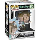 Funko And Morty-Rick Facehuggher Figurina, Multicolore, 28455, Esclusivo Amazon