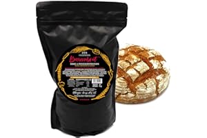 ‎HALLINGERS GENUSS MANUFAKTUR Hallingers Bauernbrot - Dinkel & Roggen Brotbackmix - Natürliche Brotbackmischung frisch aus der Mühle (Bag) - Ostergeschenke Osterkörbchen Ostereier & als Osterdeko | Neues Zuhause Ruhestand Freundsc