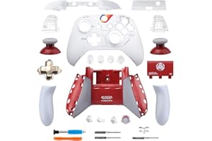 VANPARK Gehäuse-Schalen-Set, Frontgehäuse, Rückplatte, nur kompatibel mit Xbox One S/X Controller (Modell 1708) (Controller ist nicht im Lieferumfang enthalten)