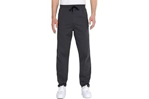 Comeor Pantalon de Jogging pour Homme avec Poches Zippées en Coton Pantalon D'entraînement de Sport