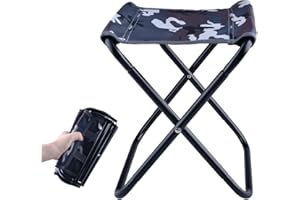 Azarxis Sgabello Pieghevole Campeggio Sedia Pieghevole Portabile Leggera Sgabello Alluminio Sedie da Campeggio Spiaggia Pesca Mare