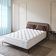 Springtek Eurotop Luxe Memory Foam Mattress | 8 Inches Euro Top Adaptable Temperature Regulated Memory Foam Pocket Spring King Size Gadda | 78x72 Inch