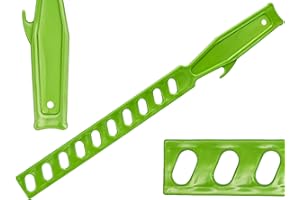 ToolSpace Agitateur de peinture - Plastique - 35 cm - Agitateur de peinture verte - Durable - Réutilisable - Pour différents types de peintures - Emulsions, Peintures acryliques, Résines - Ne se casse