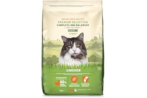 Amazon Brand - Lifelong - Grainfree Recipe Dry Cat Food (Senior) with Fresh Chicken - 3kg