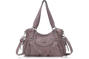 Angel Kiss Hobo Bag für Damen, Retro-Ledergeldbörsen und Handtaschen, geräumig, weich, mit Crossbody-Gurt