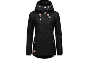 Ragwear Damen warme Winterjacke kurz mit Kapuze Monade Intl XS-6XL