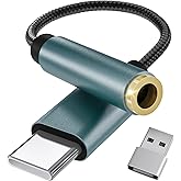 USB C DAC Dongle Amplifikat&ouml;r Ultimate Ses Deneyimi USB-C - 3.5mm Ses Adapt&ouml;r&uuml; CX31993 Chip Y&uuml;ksek &Ccedil;&ouml;z&uuml;n&uuml;rl&uuml;kl&uuml; Destekler 32-
