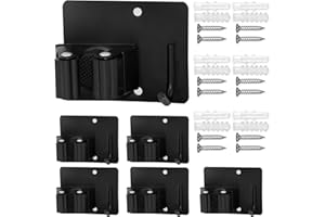 EYOURLIFE Verbessertes Gerätehalter 6 Stücke Set, Besenhalterung Wand Einzeln Gartengeräte Aufhängung, Edelstahl Gartengerätehalter inkl. Montagematerial, Besenhalter für Küche Zuhause Badezimmer Garage