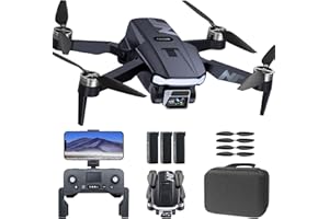 NAFYRE N11 PRO Drone GPS con fotocamera per adulti 4K UHD, 90 minuti di volo lungo, lunga distanza di controllo, ritorno auto, conseguenza automatica, motore brushless, 5G FPV RC Quadcopter per