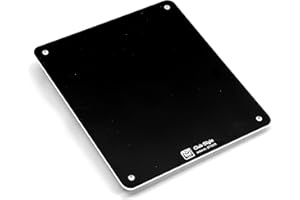 ‎DELTA PARTS HIGH QUALITY CUSTOM PARTS Delta Parts - Club Style Kennzeichenplatte Aluminium 180x200 mm – Platte für Kennzeichen in schwarz eloxiert 3mm Dicke - Ideal für Motorrad Kennzeichen - Universelle Kennzeichenhalterung Motorrad