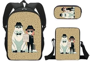 XSLGOGO Anime Spy x Family Schulrucksack Cartoon Loid Forger Federtasche Yor Forger Handtasche Anya Forger Tagesrucksack Laptoptasche College-Tasche 3 Stück/Set